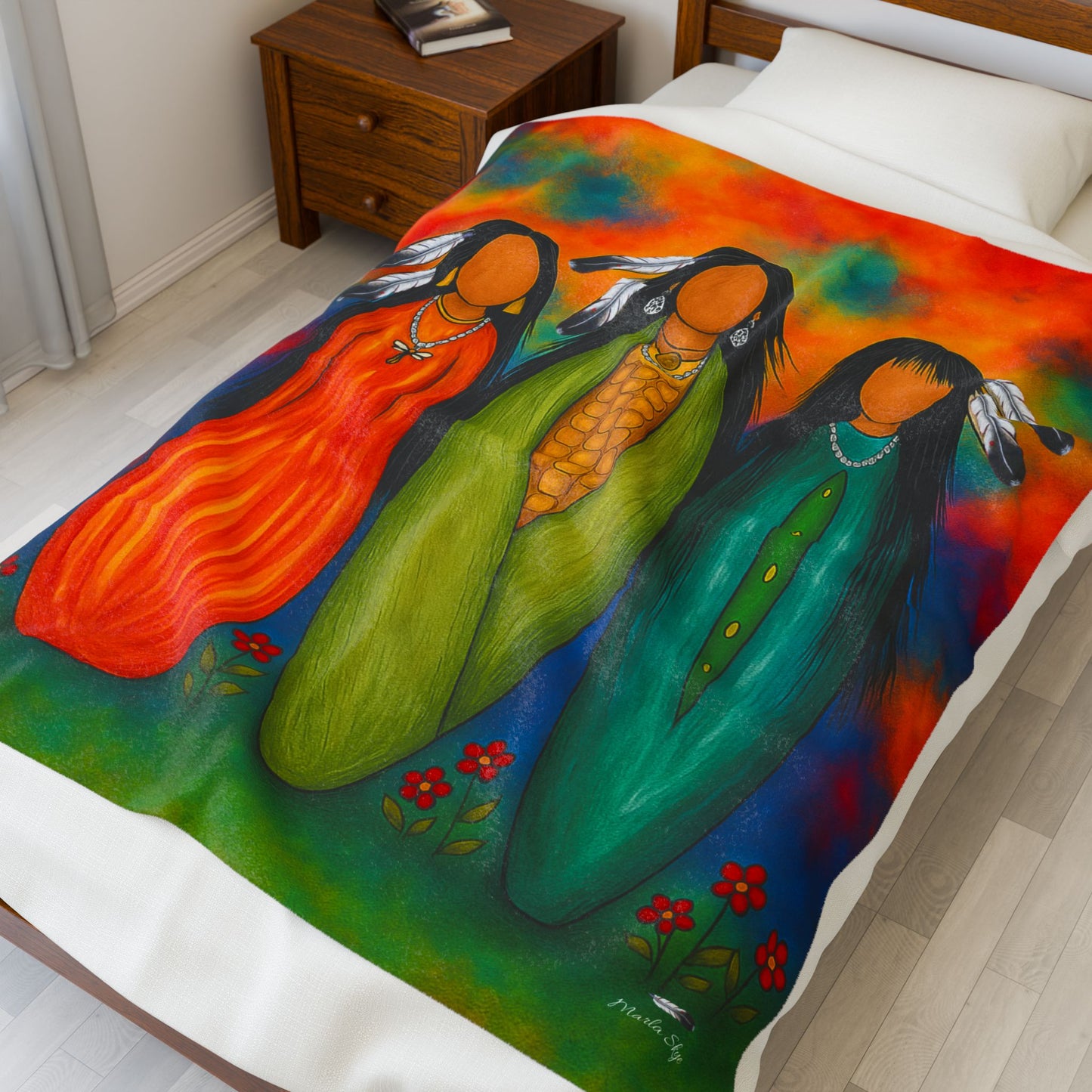Throw Blanket - 'The Three Sisters'