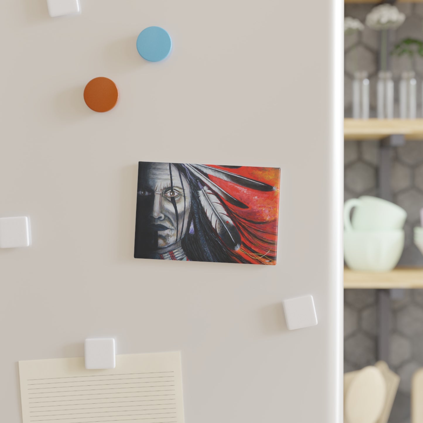 Refrigerator Magnet, "Spirit Warrior" by Marla Skye