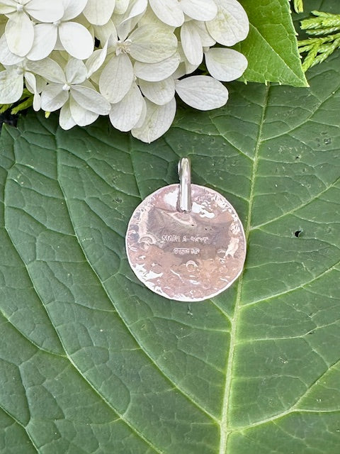 Hummingbird Pendant Sterling Silver by Marla Skye