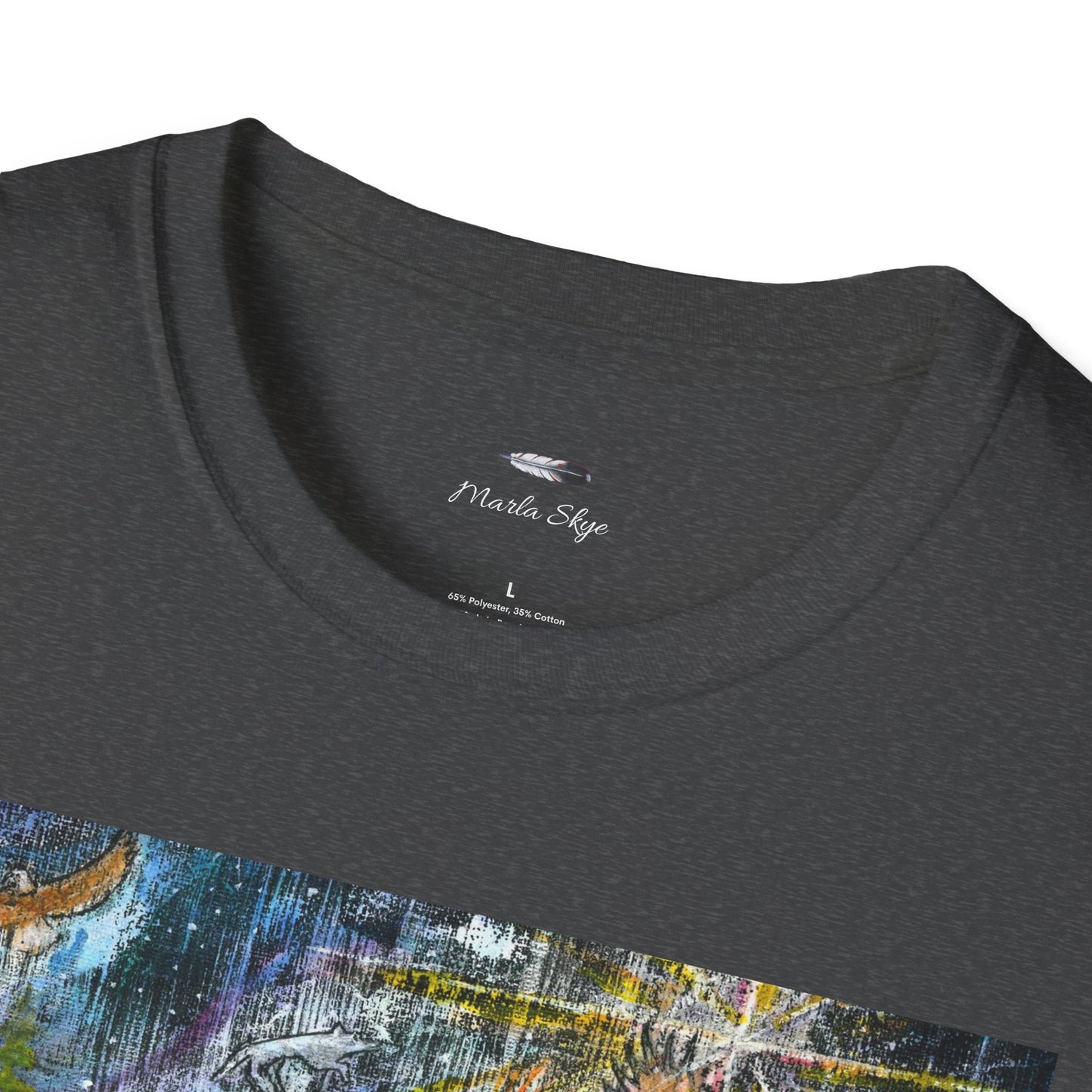 Artistic Unisex T-Shirt: Wearable Art by Marla Skye