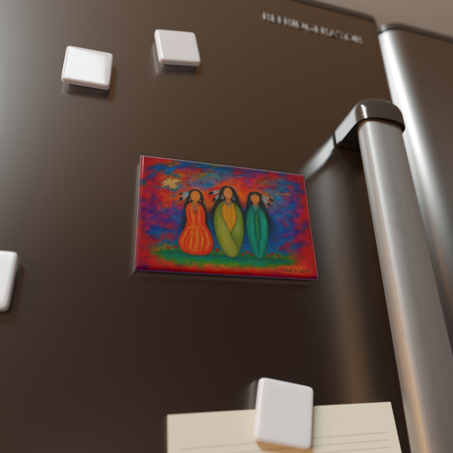 Refrigerator Magnet, "Three Sisters" by Marla Skye