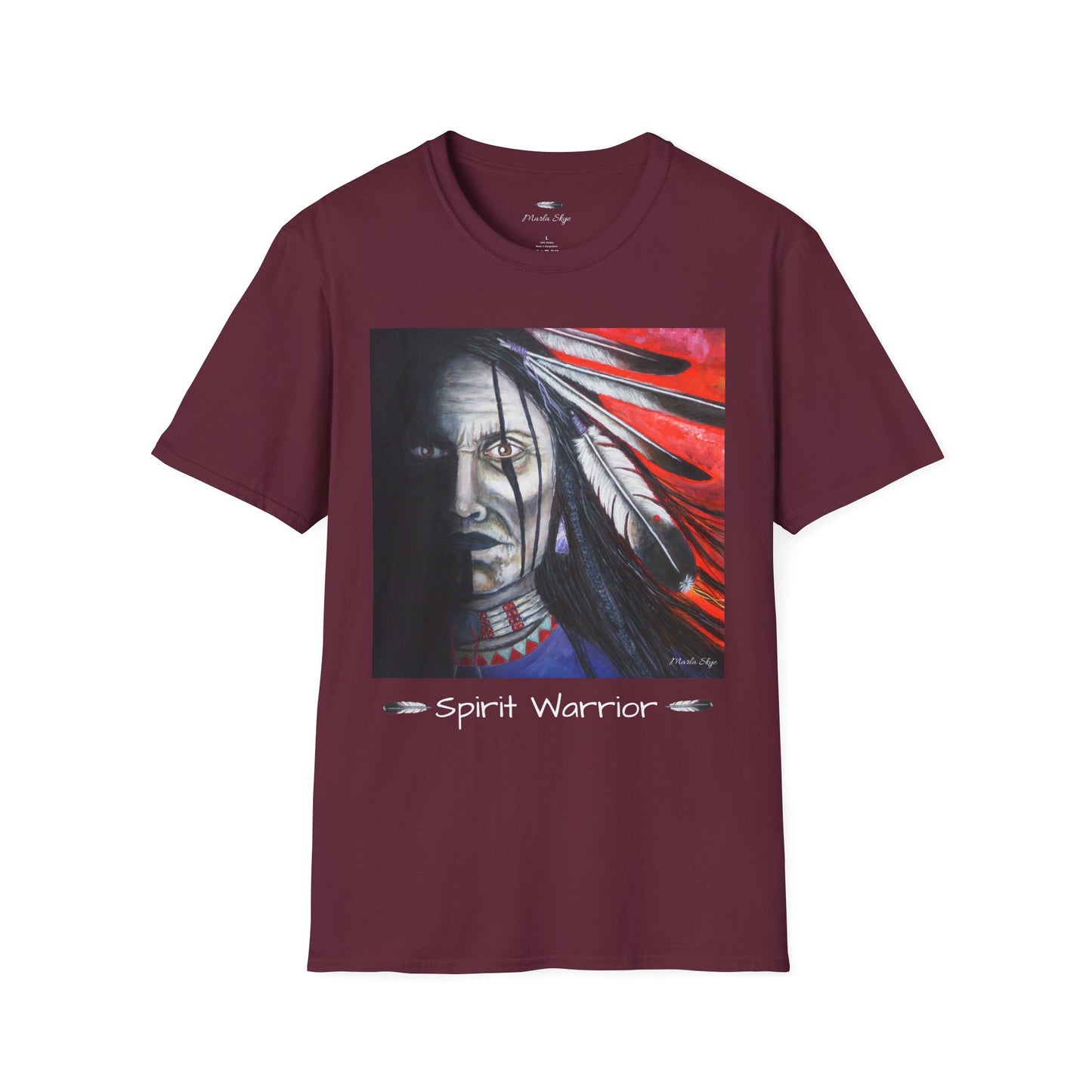 "Spirit Warrior" Unisex T-Shirt - Artwork by Marla Skye