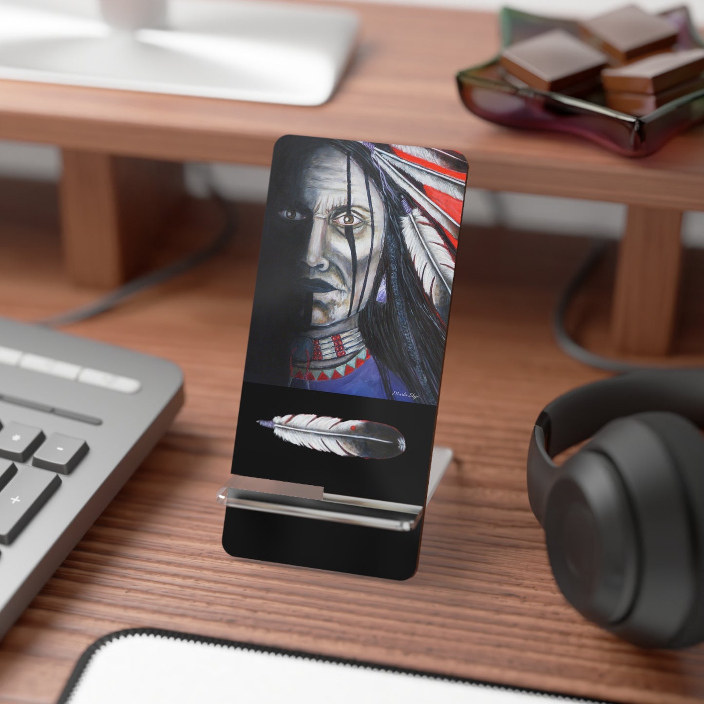 Phone Stand "Spirit Warrior" Display Stand
