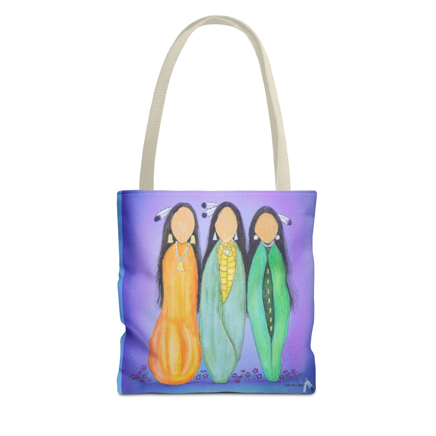 Three Sisters Tote Bag - Artwork by Marla Skye