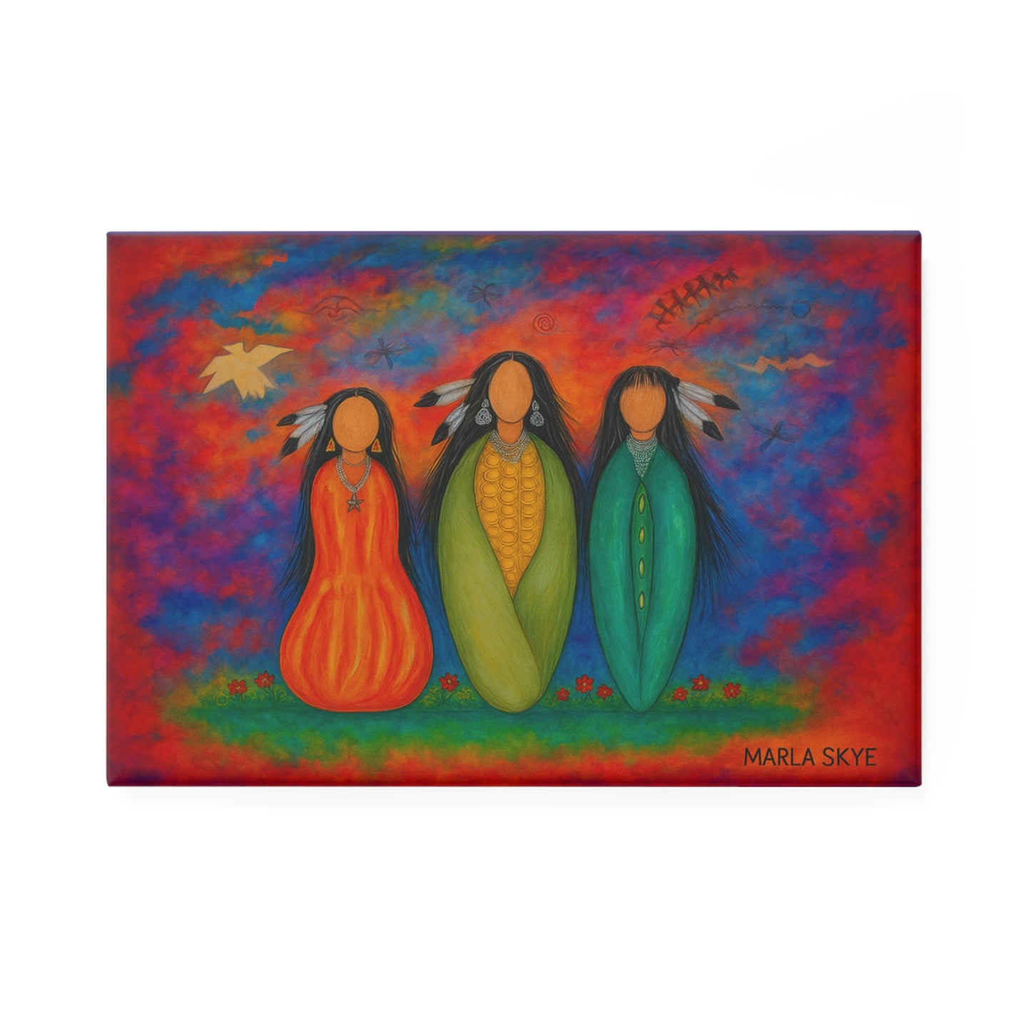 Refrigerator Magnet, "Three Sisters" by Marla Skye