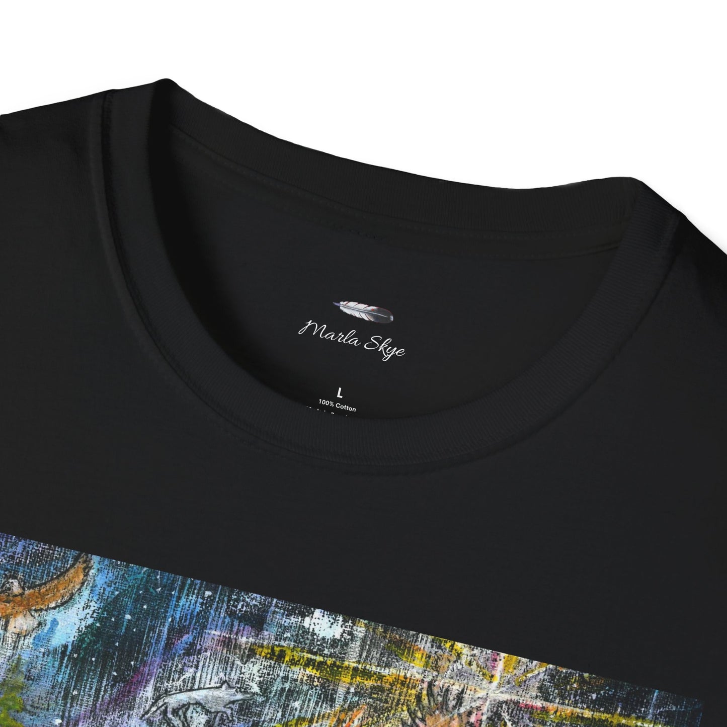 Artistic Unisex T-Shirt: Wearable Art by Marla Skye
