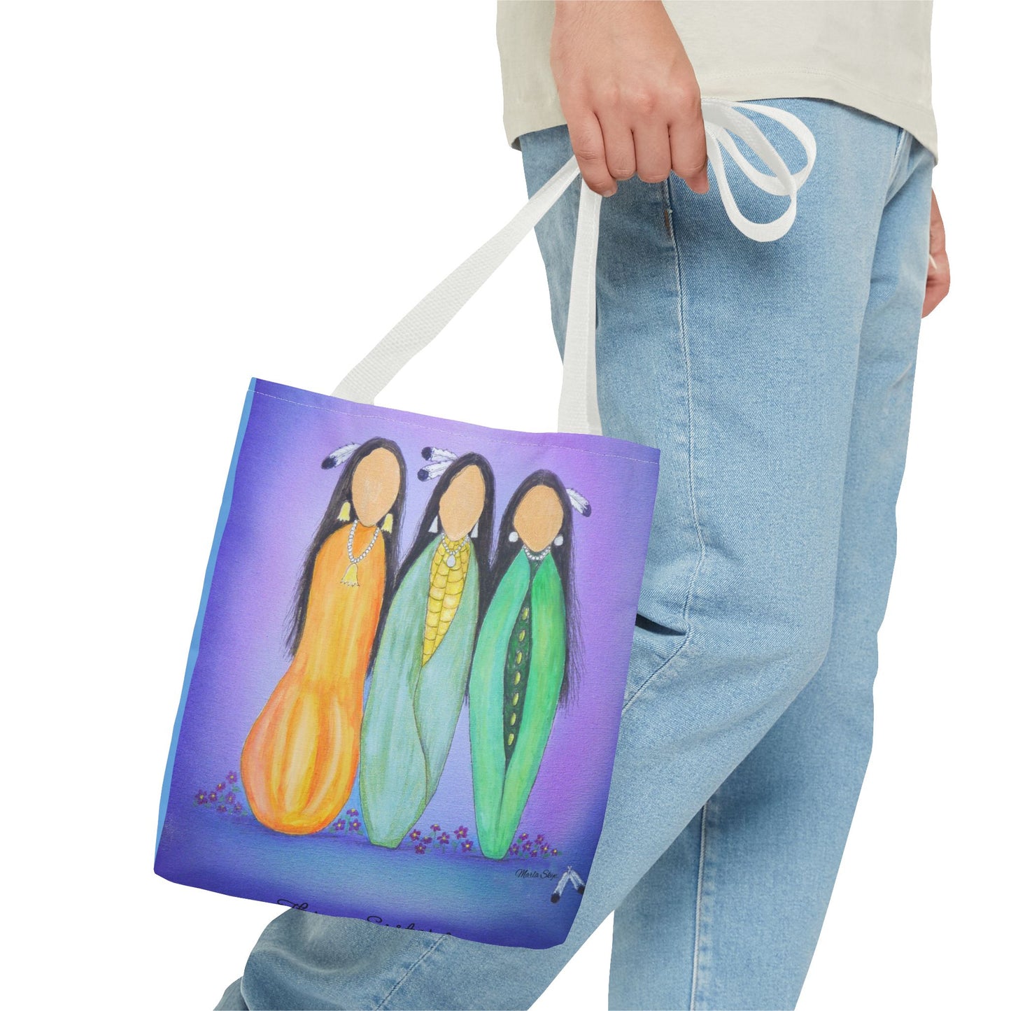 Three Sisters Tote Bag - Artwork by Marla Skye