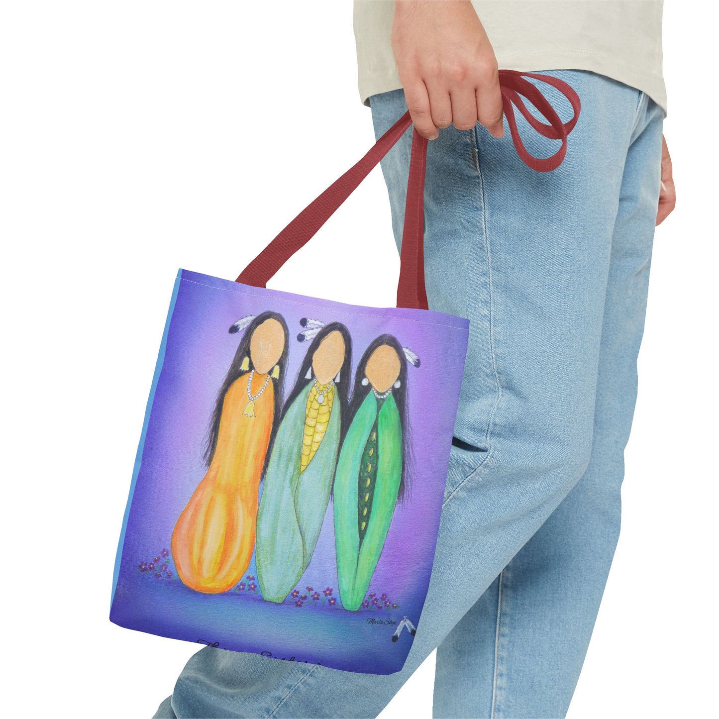 Three Sisters Tote Bag - Artwork by Marla Skye