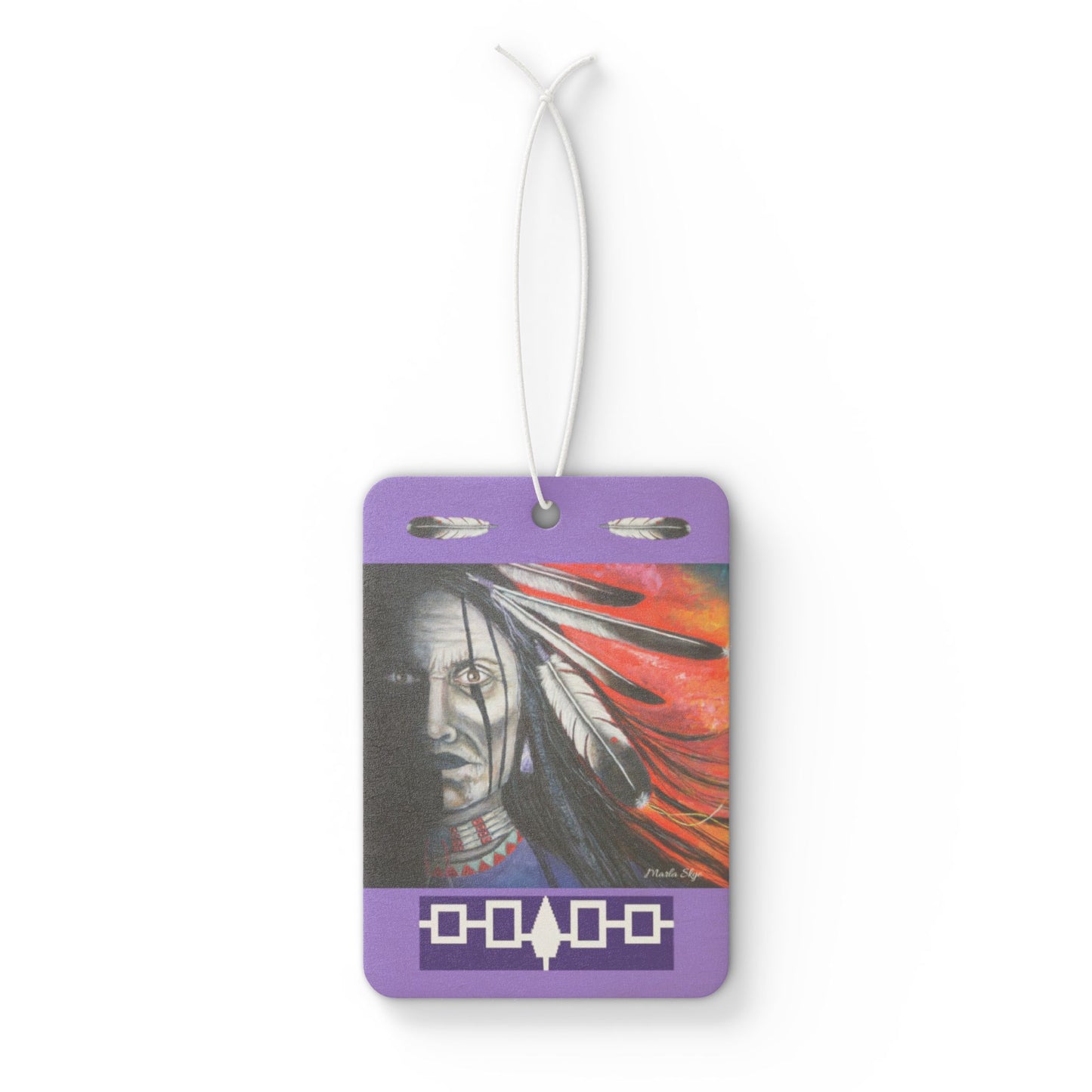 Scented Car Air Freshener - Spirit Warrior - Inspirational Design