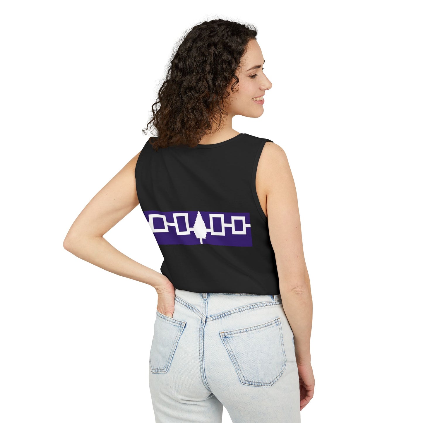 Tank Top Spirit Warrior Artwork by Marla Skye Unisex Garment-Dyed Tank Top