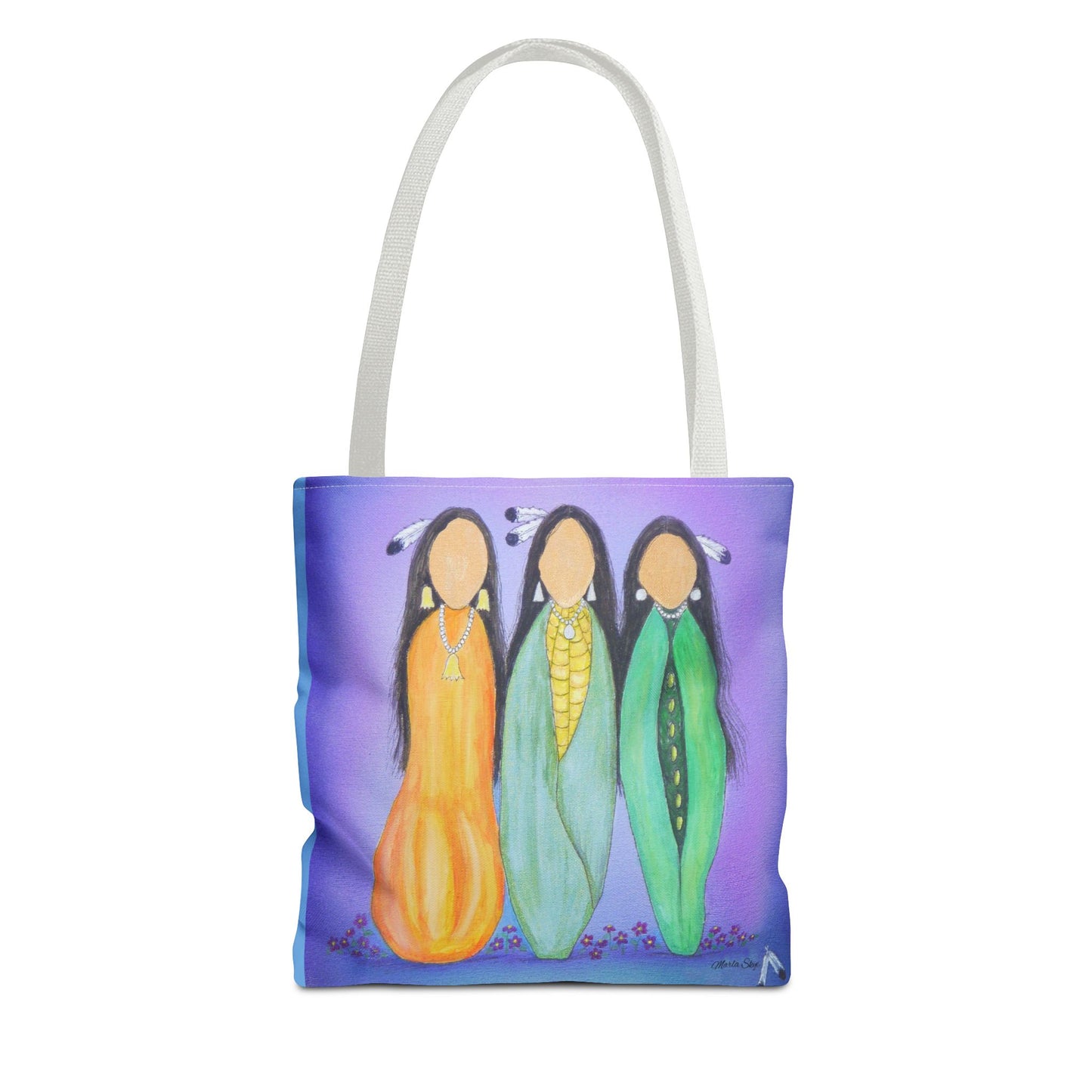 Three Sisters Tote Bag - Artwork by Marla Skye