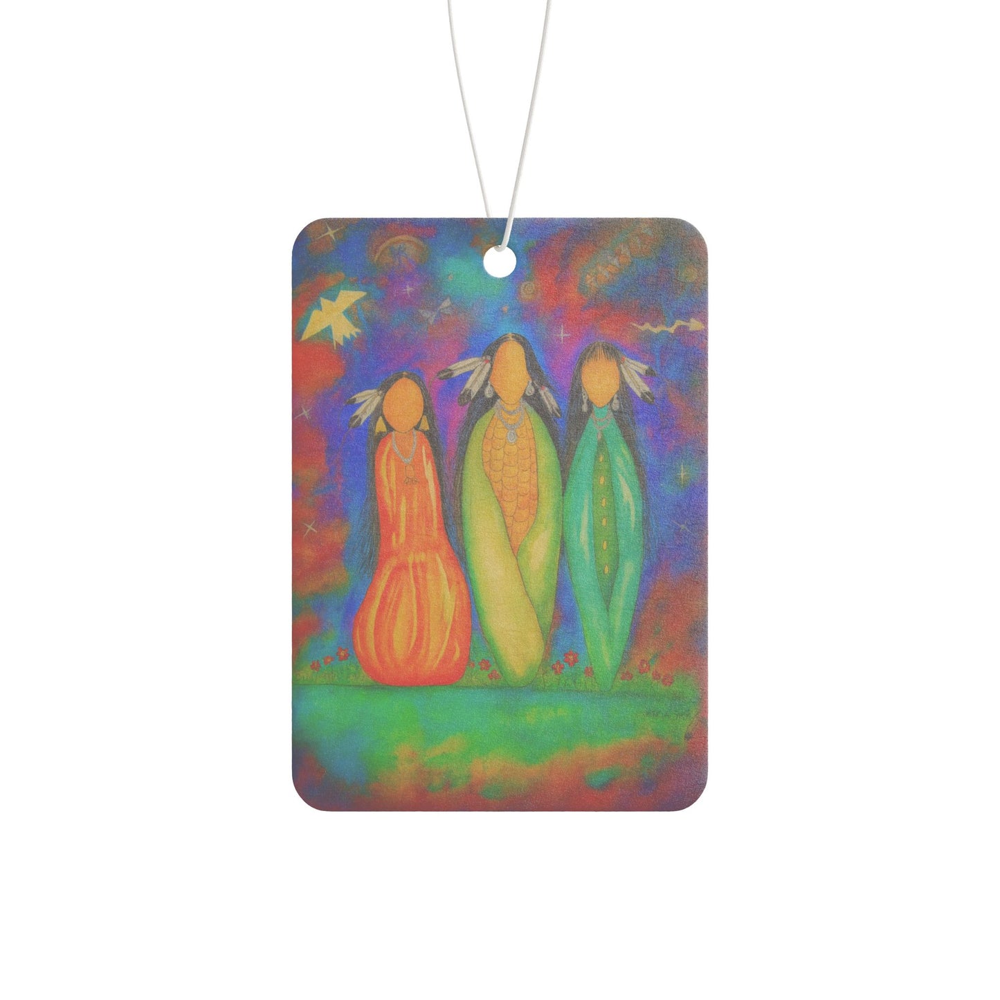 Car Air Freshner, "Three Sisters"Aromatic Hanging Diffuser, Unique Car Accessory,