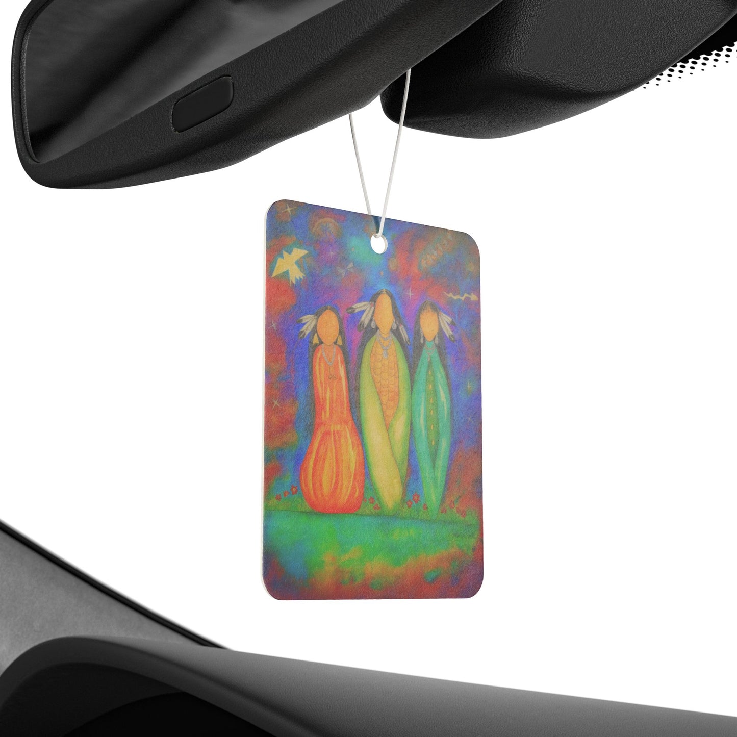 Car Air Freshner, "Three Sisters"Aromatic Hanging Diffuser, Unique Car Accessory,