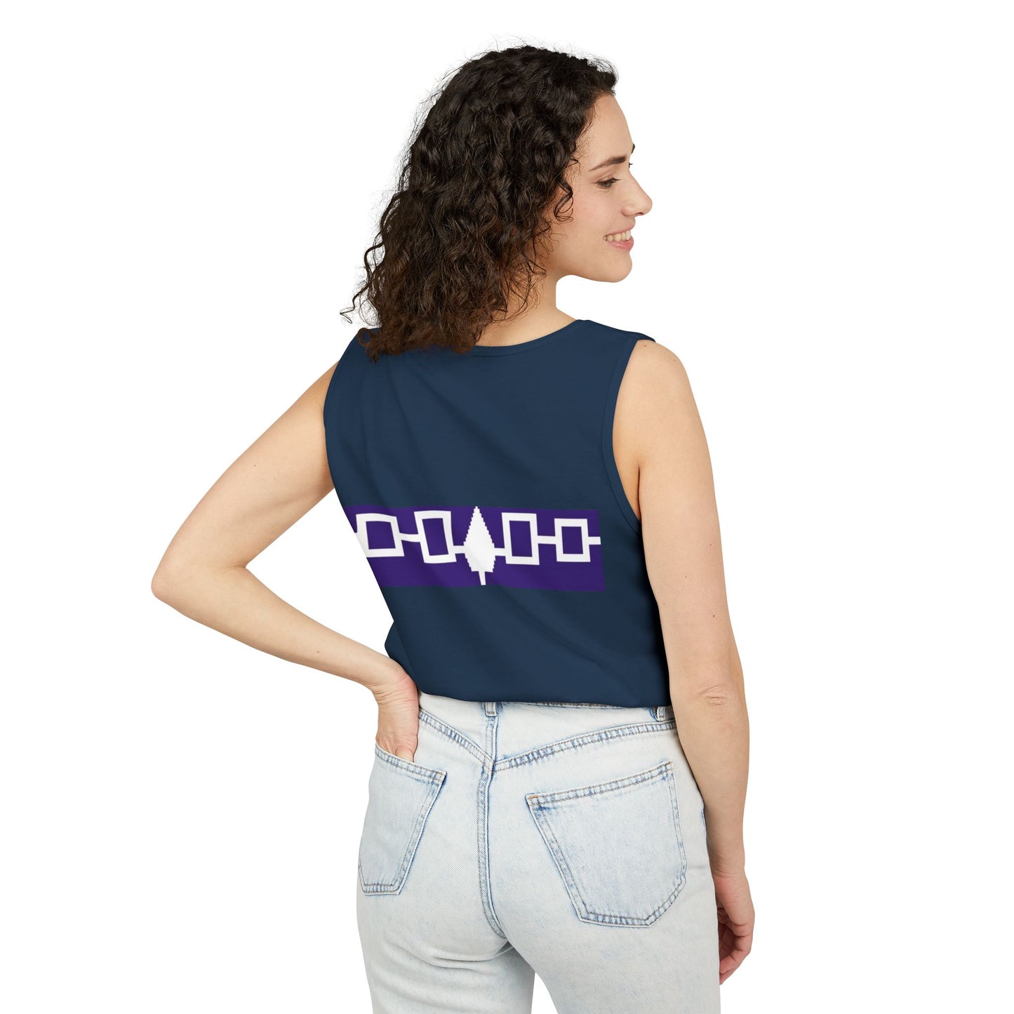 Tank Top Spirit Warrior Artwork by Marla Skye Unisex Garment-Dyed Tank Top