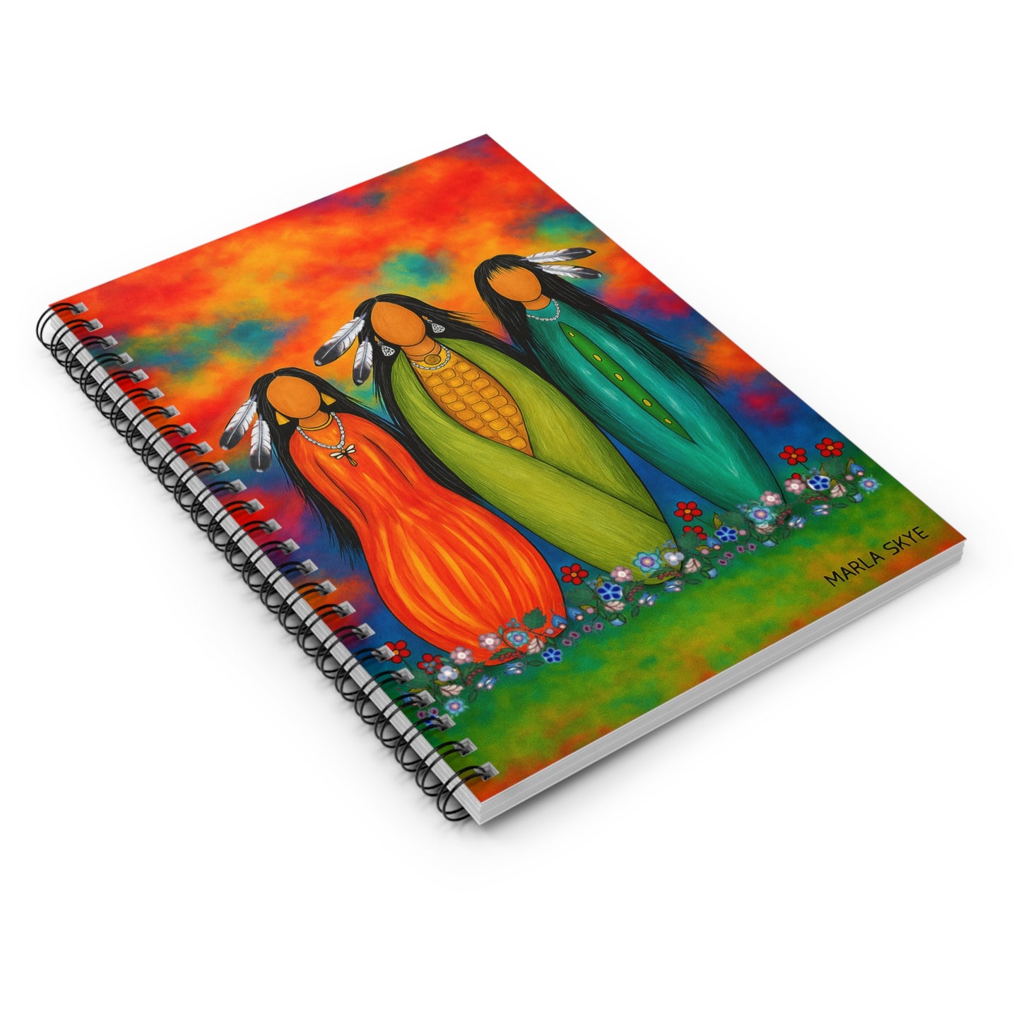 Spiral Notebook - "Three Sisters" Artwork by Marla Skye