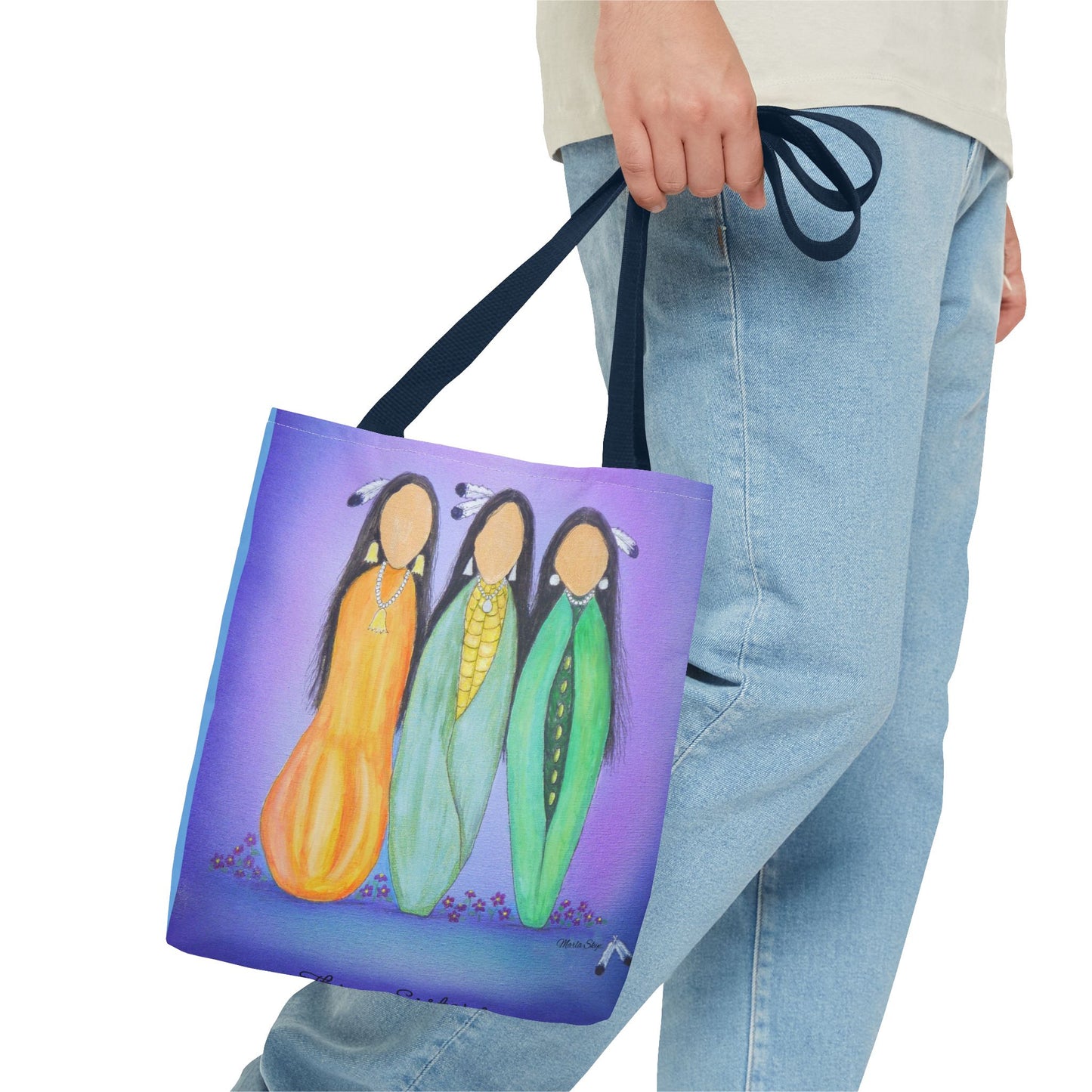 Three Sisters Tote Bag - Artwork by Marla Skye