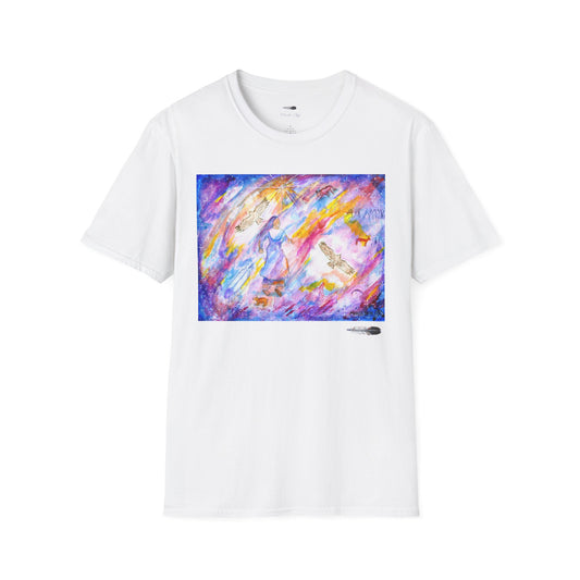 Colorful Softstyle T-Shirt, Artwork by Marla Skye