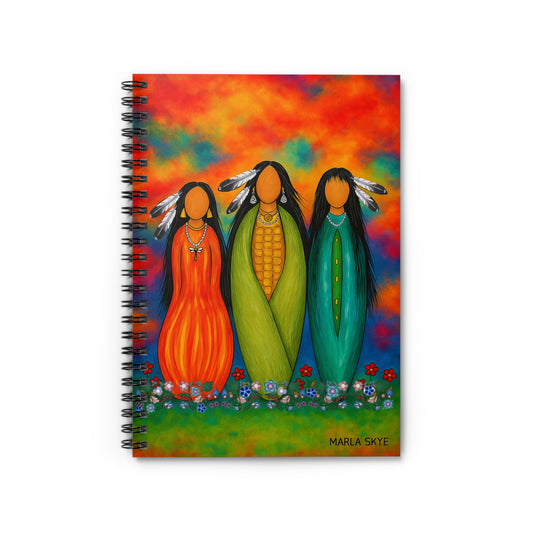 Spiral Notebook - "Three Sisters" Artwork by Marla Skye