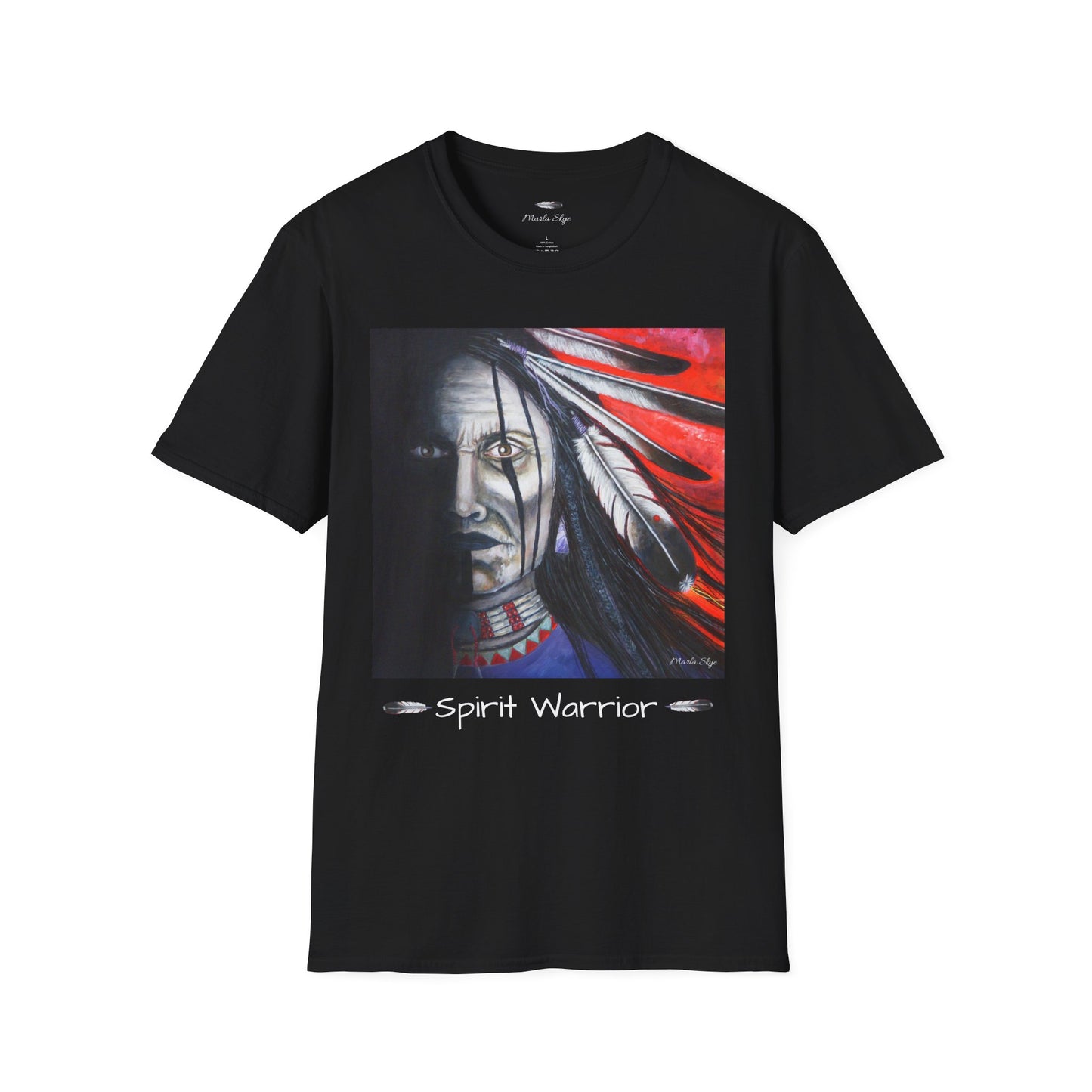 "Spirit Warrior" Unisex T-Shirt - Artwork by Marla Skye