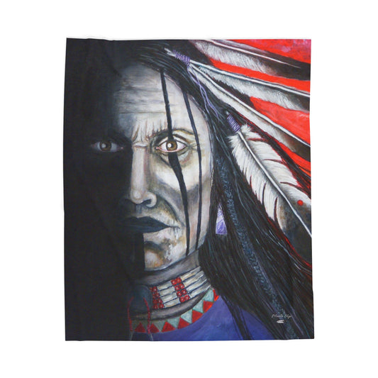 Plush Blanket - "Spirit Warrior"
