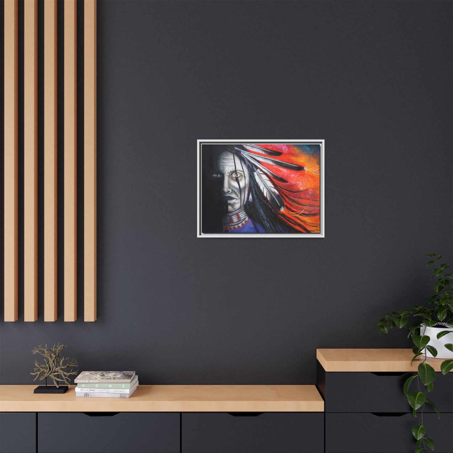 "Spirit Warrior" Artwork by Marla Skye Canvas Print