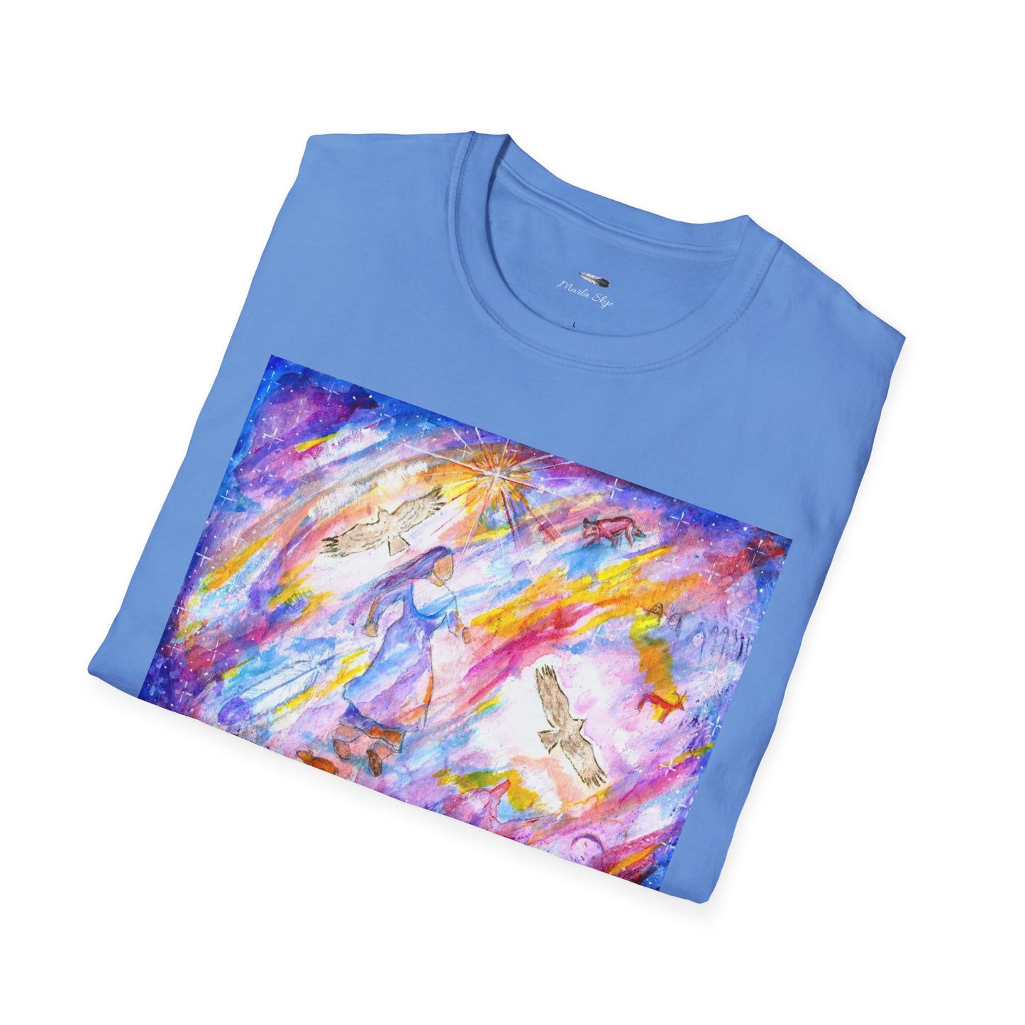 Colorful Softstyle T-Shirt, Artwork by Marla Skye