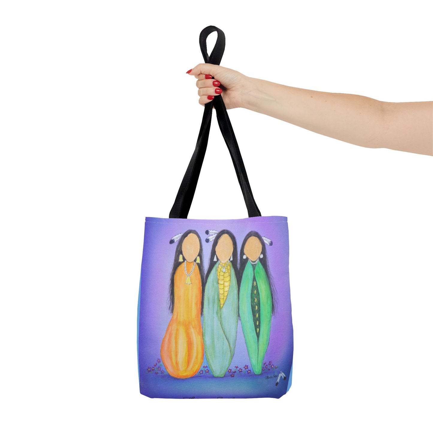 Three Sisters Tote Bag - Artwork by Marla Skye