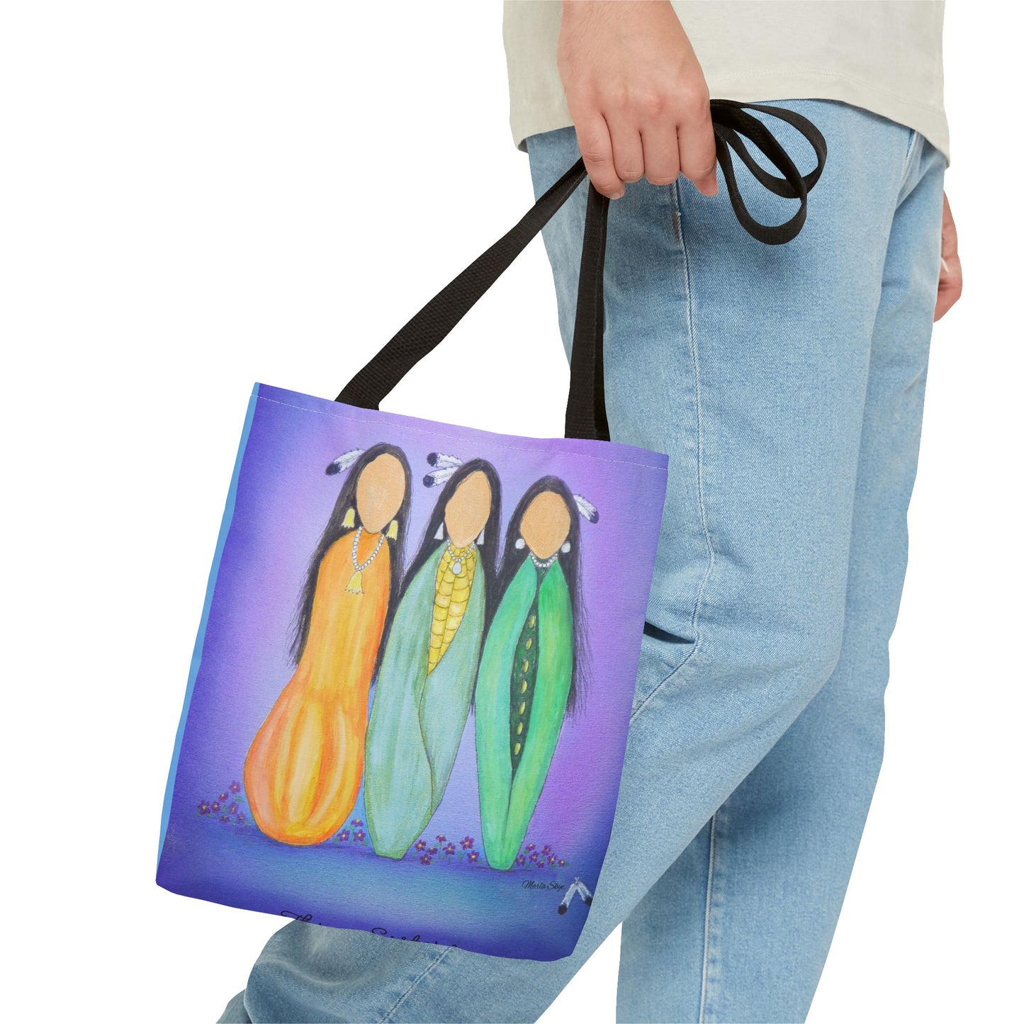 Three Sisters Tote Bag - Artwork by Marla Skye