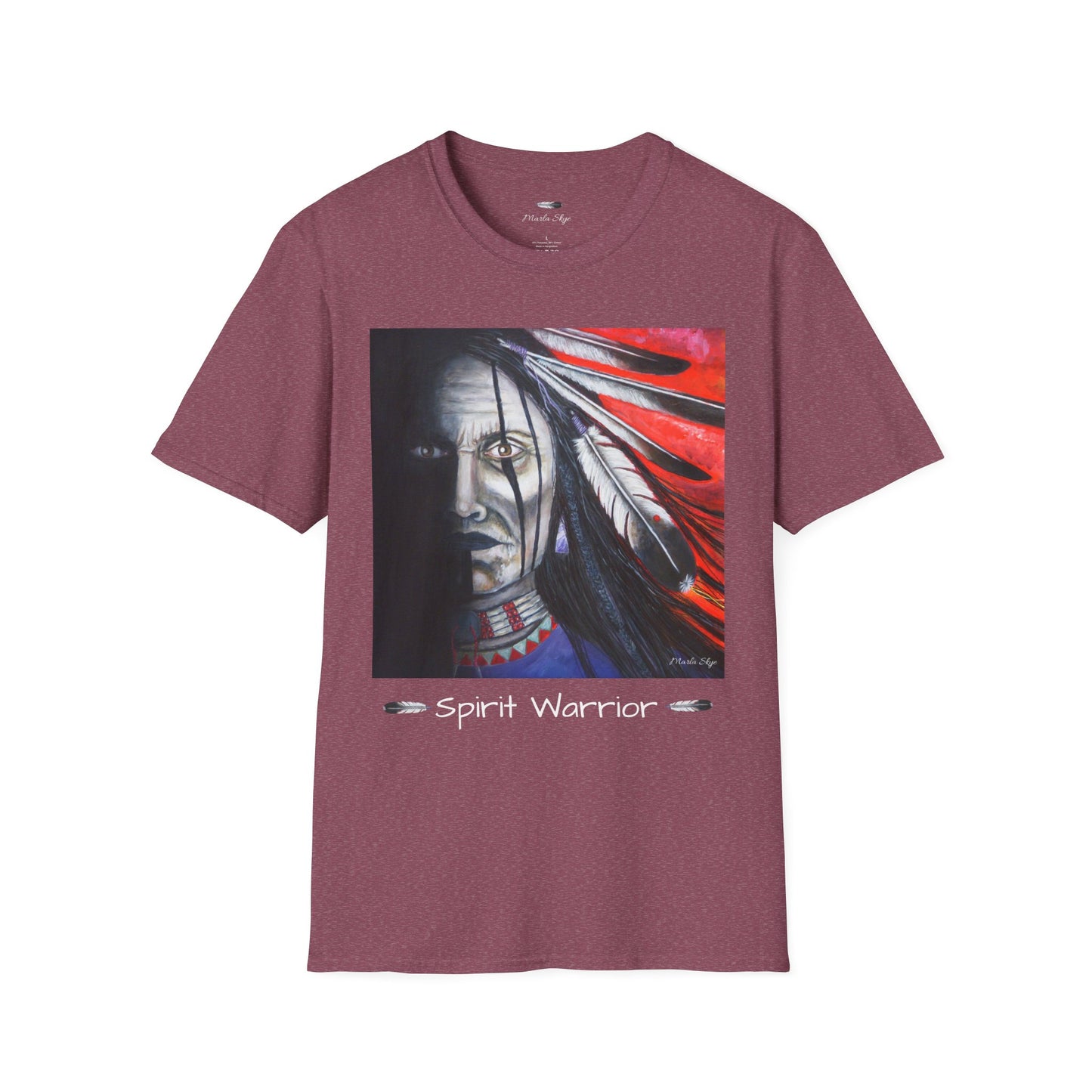 "Spirit Warrior" Unisex T-Shirt - Artwork by Marla Skye