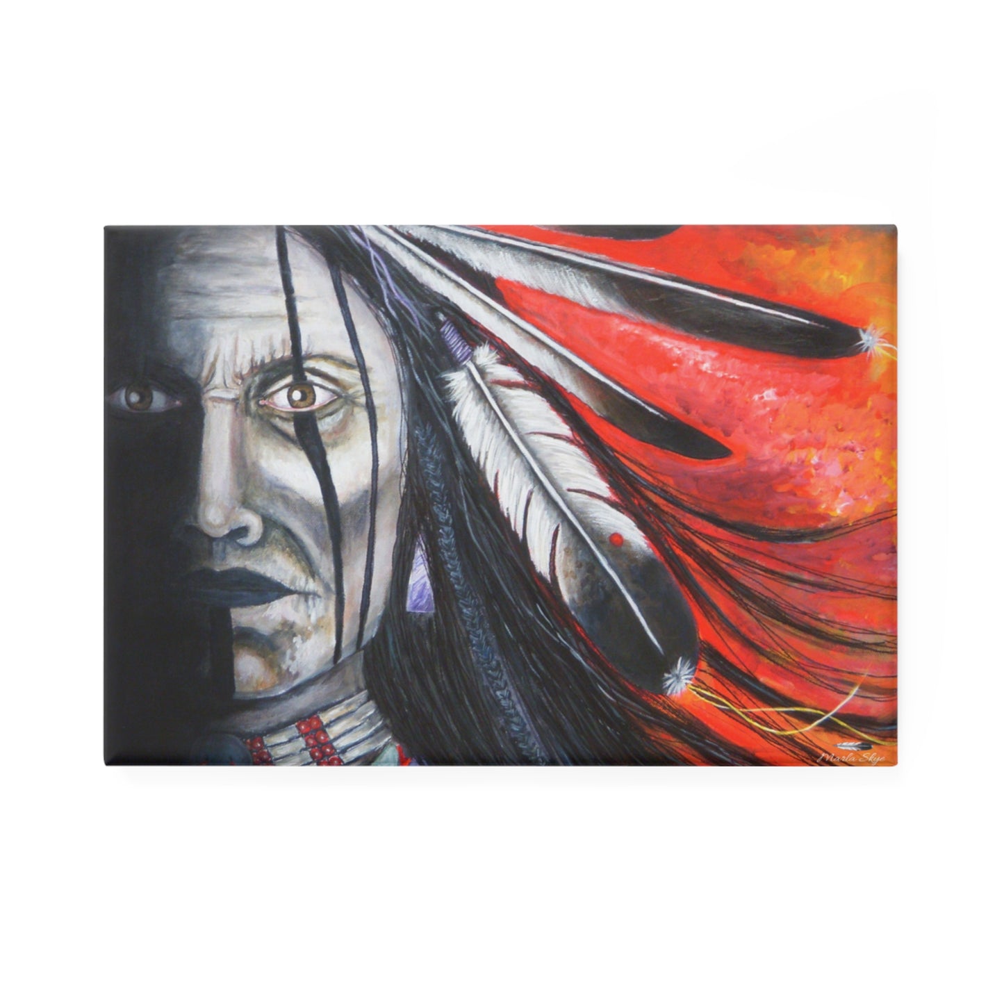 Refrigerator Magnet, "Spirit Warrior" by Marla Skye