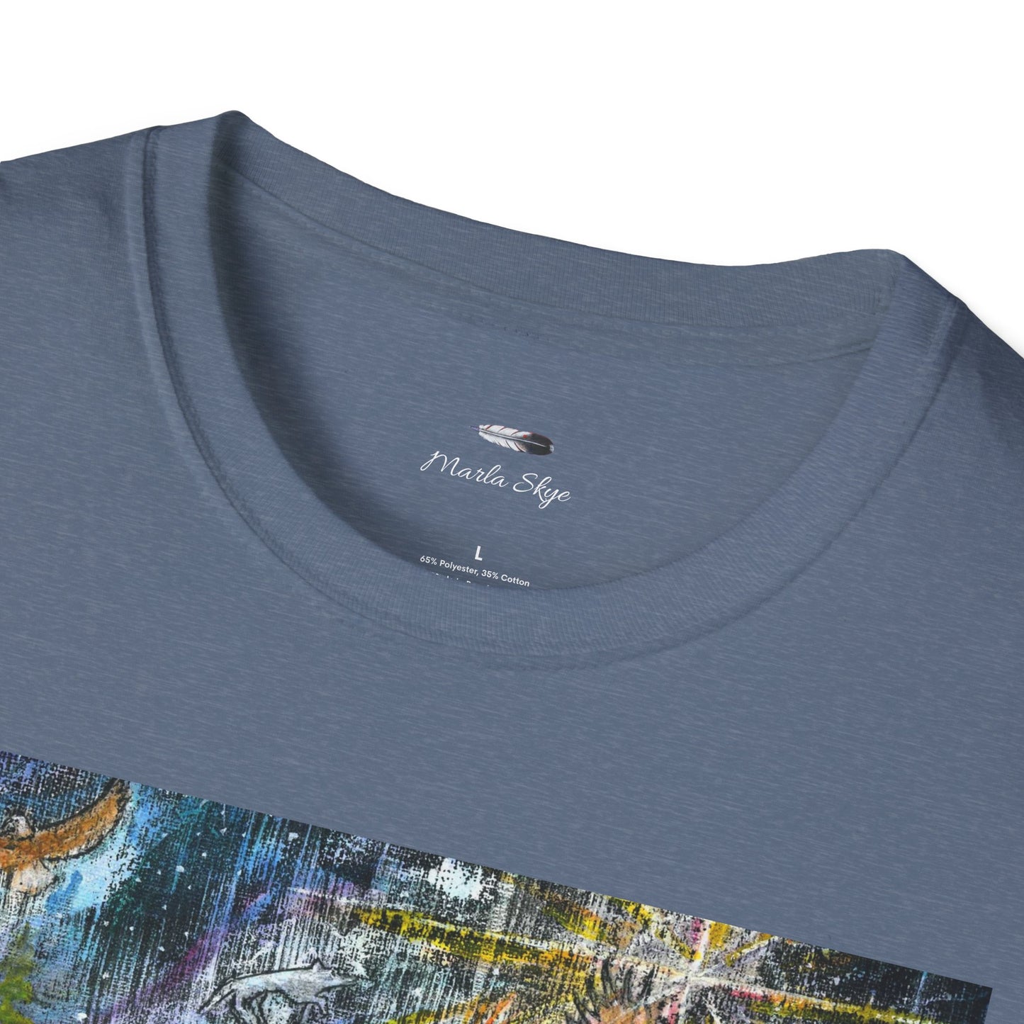 Artistic Unisex T-Shirt: Wearable Art by Marla Skye