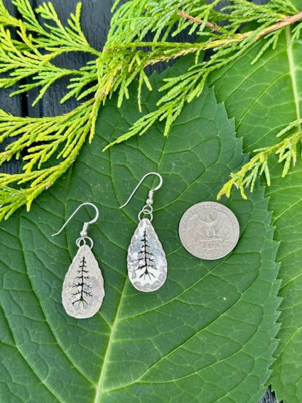 Tree of Peace sterling silver earrings by Marla Skye