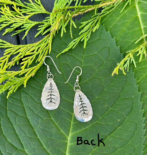 Tree of Peace sterling silver earrings by Marla Skye